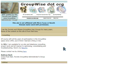 Desktop Screenshot of groupwise.org